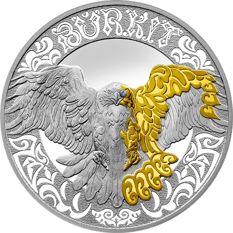 БУРКИТ (Орёл) 500 тенге - Аверс