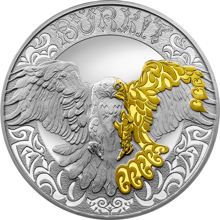 BÚRKIT (Орёл) 5000 тенге - Аверс