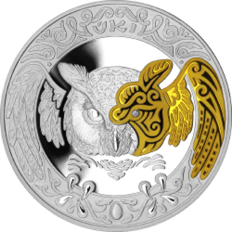 UKI | 5000 теңге | proof | Қазақстан - Кері бет