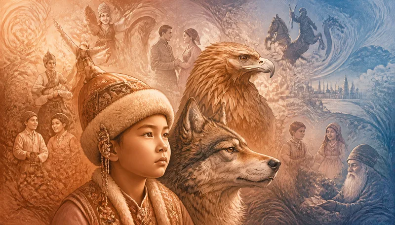 FAIRY TALES OF THE PEOPLE  OF KAZAKHSTAN