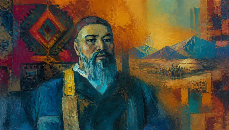 150TH ANNIVERSARY OF ABAY KUNANBAEV - COINS OF KAZAKHSTAN